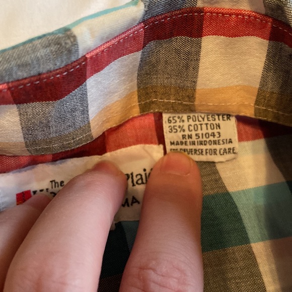 Bud Berma Weekender Plaid Long Sleeve Button Down Dress Shirt Size XL - Picture 11 of 12